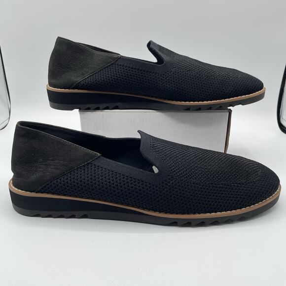 Eileen Fisher Emery Loafer Womens Size 10 Black Slip-On Knit Comfort Minimalist - Picture 2 of 12